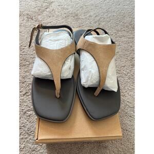 Madewell Piaule Thong Ankle Strap - Suede - NWT Size 8.5